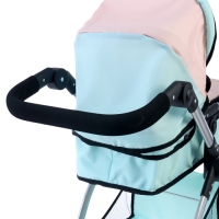 Коляска для кукол универсальная &laquo;Нежность&raquo;, с корзиной, металлический каркас