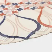 Салфетка сервировочная на стол &laquo;Цветок&raquo;, ажурная, 45&times;30 см, цвет белый