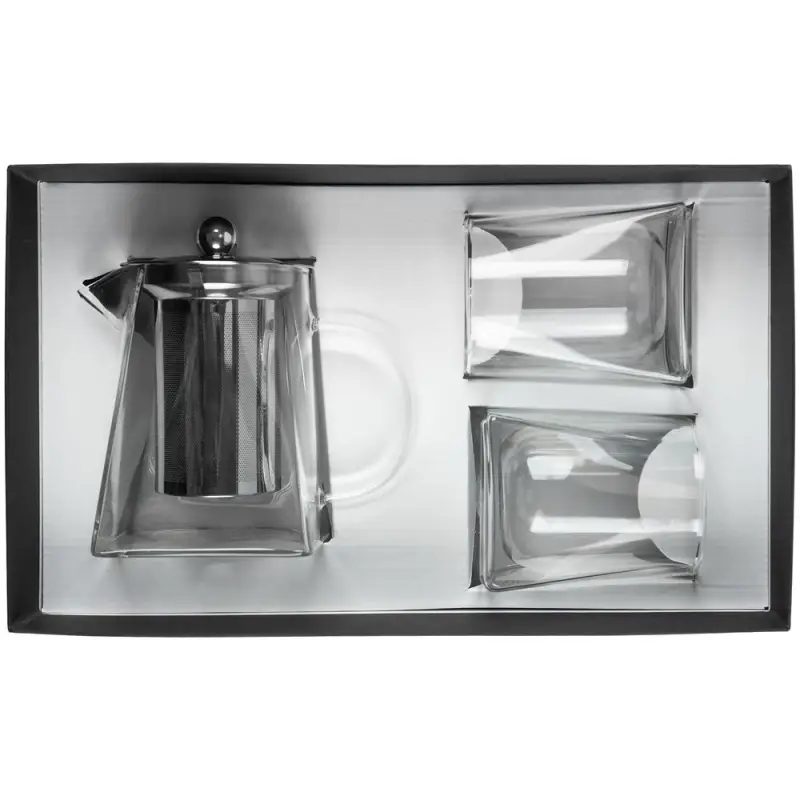 Чайный набор Quadroni в черной коробке