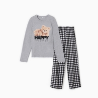 Пижама женская KAFTAN Happy together размер 40-42