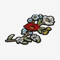 Термоаппликация &laquo;Цветы&raquo;, 16&times;8 см, разноцветная