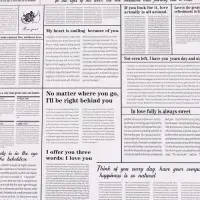 Плёнка матовая двухсторонняя &laquo;Газета&raquo; розовый, 0.58&times;0.58 м