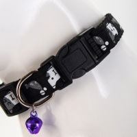 Ошейник "Котята", 40 х 1,5 см, черный