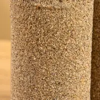 Свеча в бамбуке тройная, 15&times;15&times;30 см, 100 мл, песочная