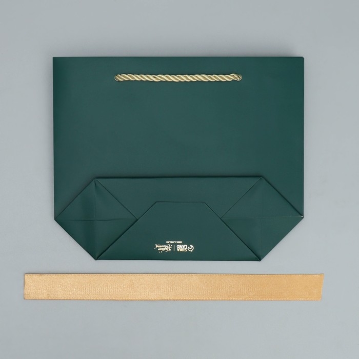 Пакет подарочный новогодний &laquo;Счастье в Новом Году&raquo;, 14 х 17 х 7 см, Новый год