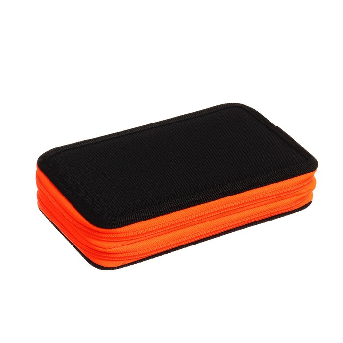 Пенал 2 секции 110*190 ткань ПКТ 11-42 Пенал 2 секции 110*190 ткань ПКТ 11-42 "Чёрный-ярко-оранжевый" 56329