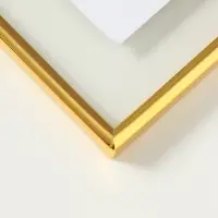 Фоторамка металл на 1 фото 15х15 см "Лофт" золото гальваника 1,2х15,5х15,5 см