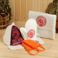 Набор банный "Настоящий мужик" портфель 5 предметов Набор банный "Настоящий мужик" портфель 5 предметов