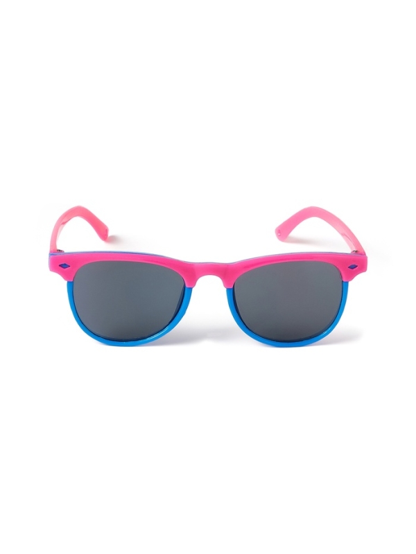 Очки солнцезащитные детские OneSun, 13.5 х 13 х 5 см, стекла темные, цвет малиново-синий Очки солнцезащитные детские OneSun, 13.5 х 13 х 5 см, стекла темные, цвет малиново-синий