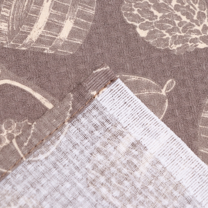 Полотенце Полотенце "Новогодняя баня" 80х150 см, 100% хлопок, ваф.полотно, 160 г/м2