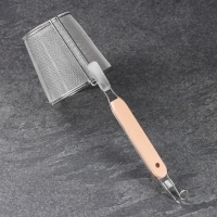 Корзинка для приготовления картошки фри, 35см, дерев ручка Корзинка для приготовления картошки фри, 35см, дерев ручка