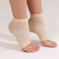 Напяточники для педикюра, увлажняющие, 16 &times; 8,5 см, ONE SIZE, цвет бежевый