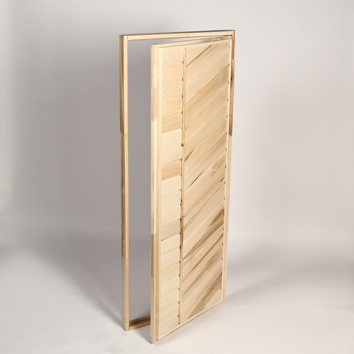 Дверь для бани глухая, сорт "С" 170х70 см.