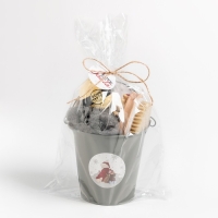 Новогодний подарочный набор Этель "Santa", полотенце 30х60 см и аксессуары