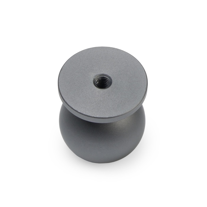 Ручка кнопка CAPPIO RK146, d=25 мм, цвет графит