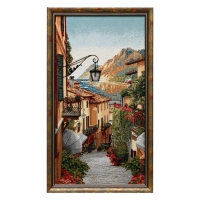 Гобеленовая картина "Цветочная улица-2" 36*63 см Гобеленовая картина "Цветочная улица-2" 36*63 см