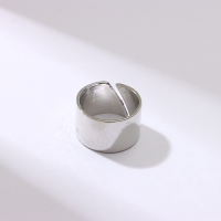 Кольцо &laquo;Разрез&raquo; тренд, цвет серебро, безразмерное