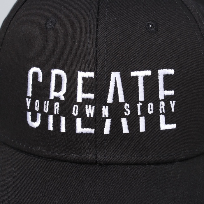 Кепка детская для мальчика Create, цвет чёрный, р-р 52-54, 5-7 лет Кепка детская для мальчика Create, цвет чёрный, р-р 52-54, 5-7 лет