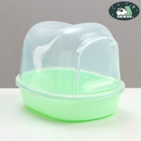 Туалет для грызунов фигурный "Пижон", 13 х 10 х 10 см, зелёный Туалет для грызунов фигурный "Пижон", 13 х 10 х 10 см, зелёный