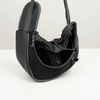 Сумка-переноска "Слинг" для животных, 42 х 25 см, чёрная Сумка-переноска "Слинг" для животных, 42 х 25 см, чёрная