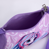 Сумка детская для девочки, текстильная, &laquo;Волшебный единорог&raquo;, 4 см х 17 см х 13 см