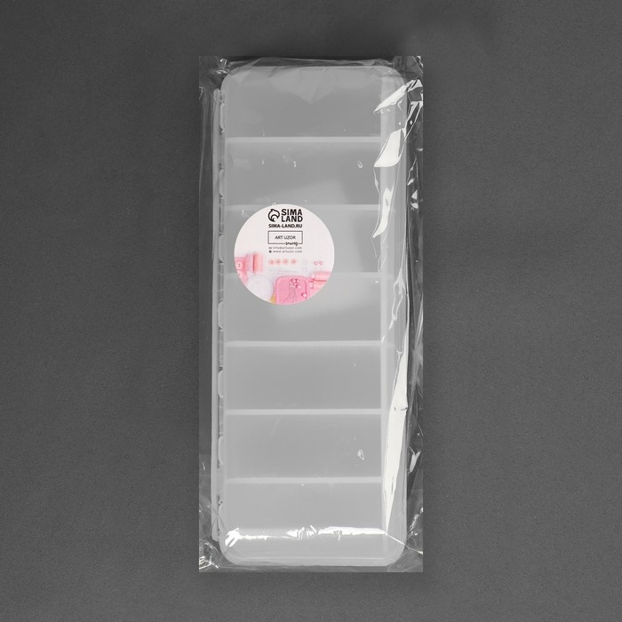 Органайзер для рукоделия, 7 отделений, 15,5 &times; 6,2 &times; 3 см