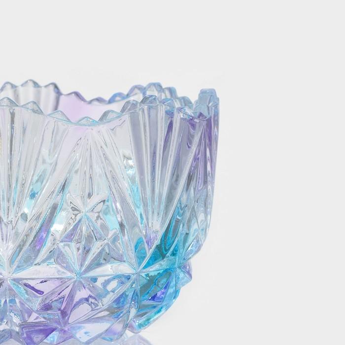 Сахарница стеклянная Доляна «Сумерки», 250 мл, 10×12,5 см, с крышкой Сахарница стеклянная Доляна «Сумерки», 250 мл, 10×12,5 см, с крышкой