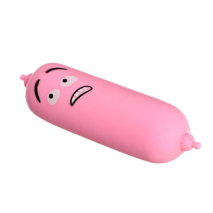 Мялка антистресс тянучка &laquo;Сосиска&raquo;, с песком, цвета МИКС, в шоубоксе