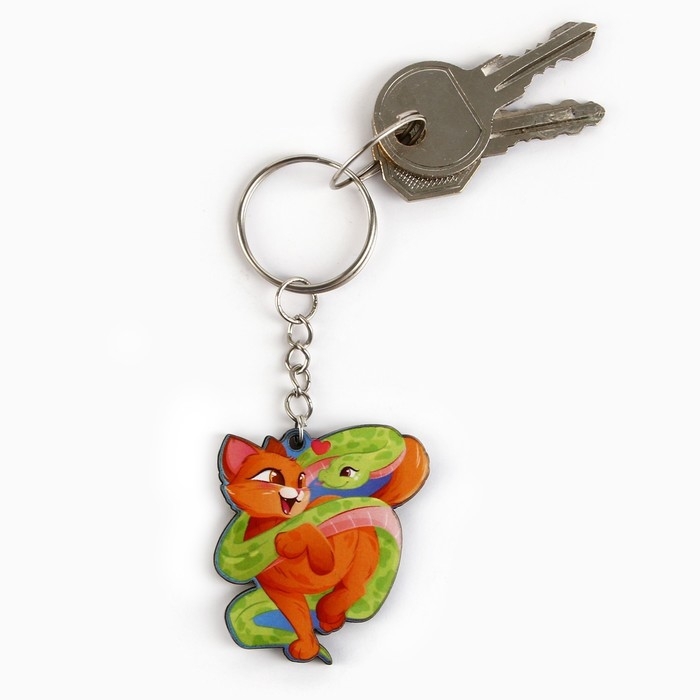 Подарочный новогодний набор &laquo;Новый год: Новогодних радостей&raquo; значок и брелок