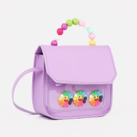 Сумка детская для девочки на магните, цвет сиреневый Сумка детская для девочки на магните, цвет сиреневый