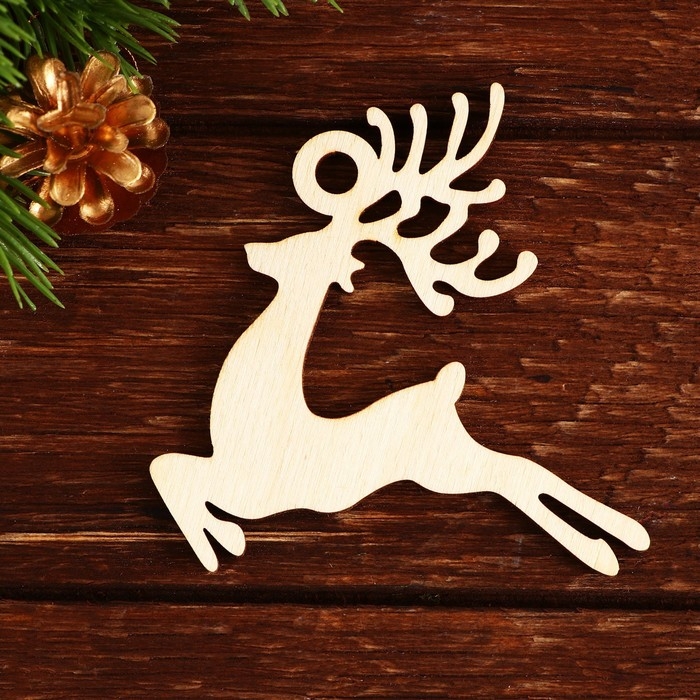 Ёлочные игрушки новогодние в деревянной коробке &laquo;Новый год: Ёлочные игрушки&raquo;