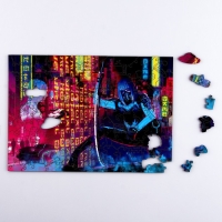 Пазл деревянный фигурный &laquo;Город будущего&raquo;, 132 элементов