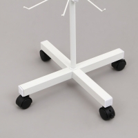 Вертушка, 5 ярусов по 10 крючков, 44×44×165, цвет белый Вертушка, 5 ярусов по 10 крючков, 44×44×165, цвет белый