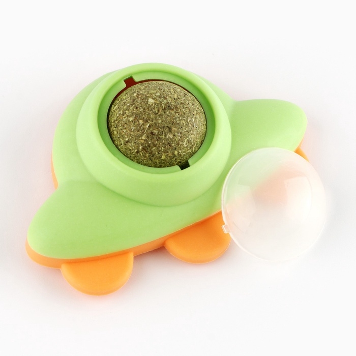 Игрушка для кошек «НЛО» из кошачьей мяты Игрушка для кошек «НЛО» из кошачьей мяты