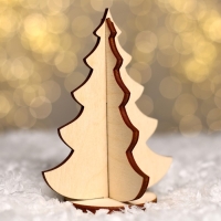 Модель из дерева &laquo;Ёлка сборная №3&raquo;