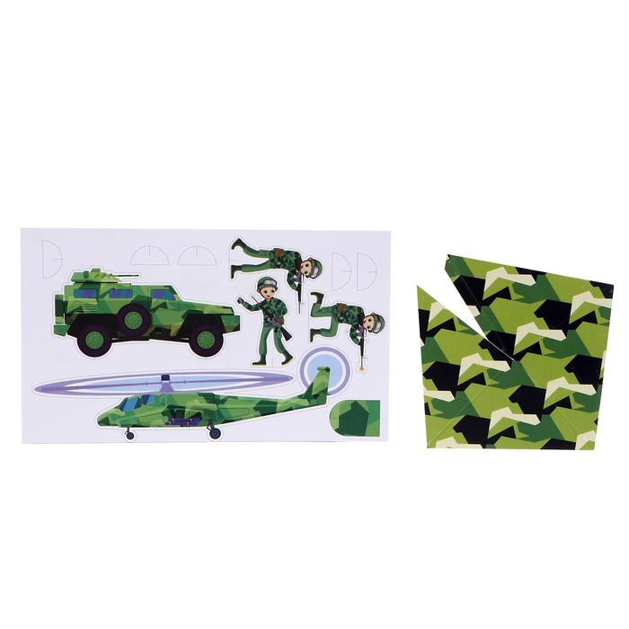 Конструктор из кирпичиков &laquo;Военная база&raquo;, 1031 деталь