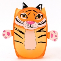 Корзинка для игрушек &laquo;Тигрёнок&raquo; 34 &times; 34 &times; 55 см