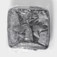 Органайзер для хранения белья Доляна My Basket, 4 ячейки, 20&times;20&times;12 см, цвет серый