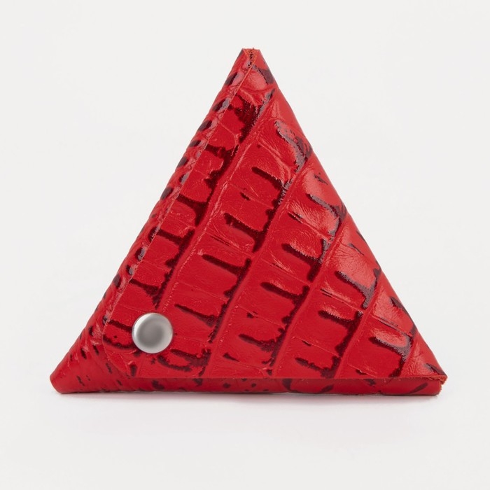 Футляр для монет/наушников на кнопке, цвет красный Футляр для монет/наушников на кнопке, цвет красный