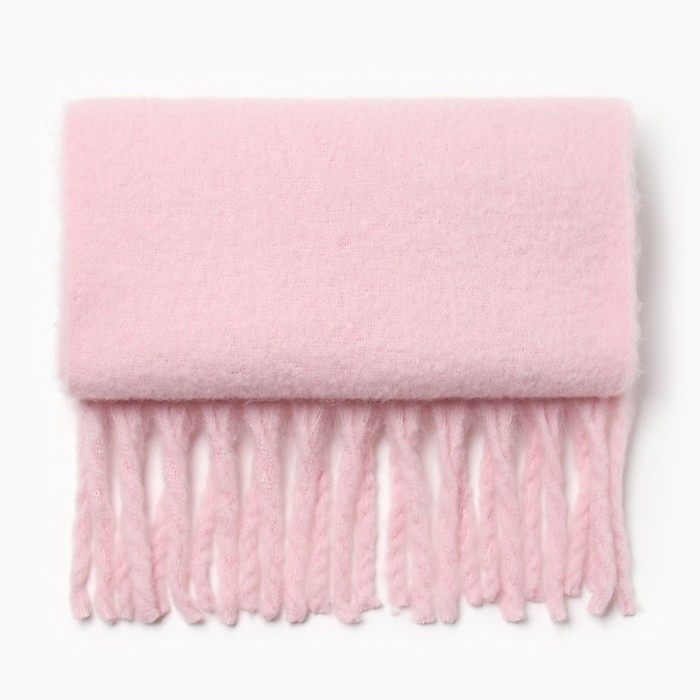 Шарф зимний объемный с кистями MINAKU 210*38+18 см цвет розовый Шарф зимний объемный с кистями MINAKU 210*38+18 см цвет розовый