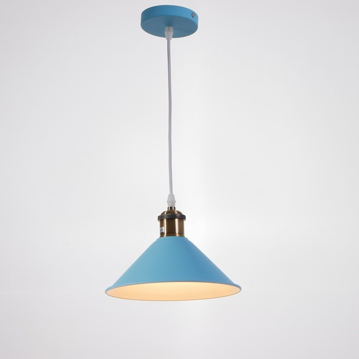 Светильник BayerLux 1244/1BL E27 40Вт синий 22х22х8,5-108 см