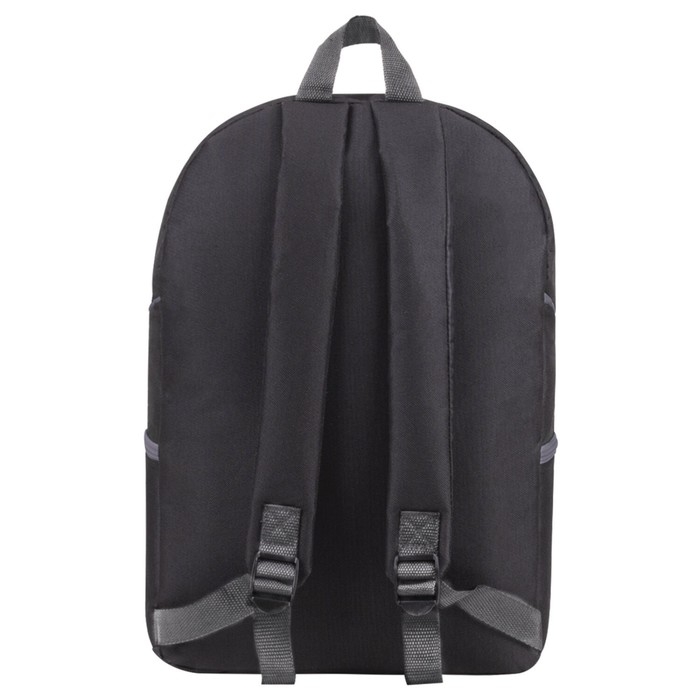 Рюкзак STAFF TRIP универсальный, 2 кармана, черный с серыми деталями, 40x27x15,5см, 270787 Рюкзак STAFF TRIP универсальный, 2 кармана, черный с серыми деталями, 40x27x15,5см, 270787