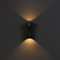 Светильник фасадный &laquo;Элегант&raquo;, FSD-051, 10 Вт, 3000К, 1 луч, IP65, 220 В, пластик, черный