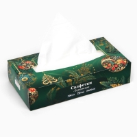 Салфетки бумажные в коробке «Новый год! Зимняя сказка», 100 шт, двухслойные Салфетки бумажные в коробке «Новый год! Зимняя сказка», 100 шт, двухслойные