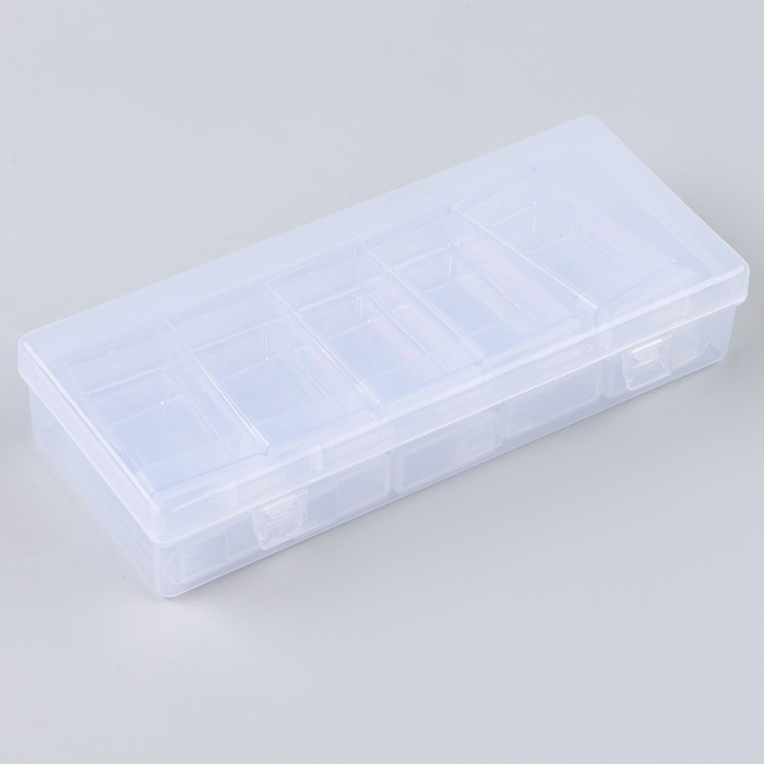 Органайзер для хранения страз алмазной мозаики, 10 секций Органайзер для хранения страз алмазной мозаики, 10 секций