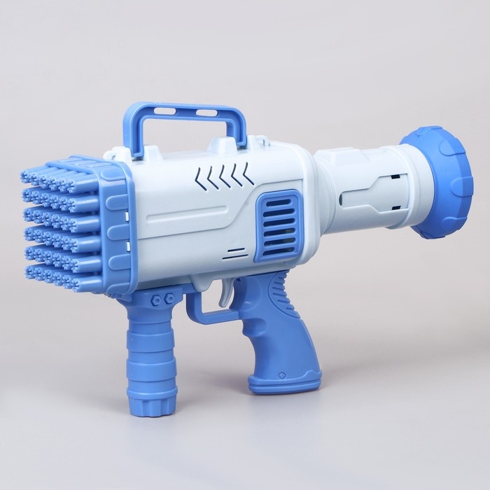 Генератор мыльных пузырей &laquo;Световой&raquo;, 27,5 &times; 7,5 &times; 18,5 см, цвет голубой