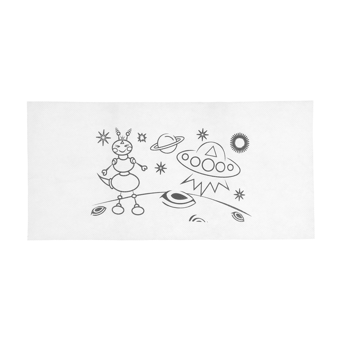 Комплект раскрасок для автомобильного столика, многоразовые, 42 х 20 см, 3 шт