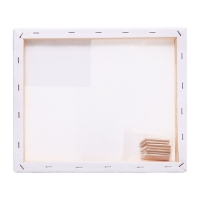 Холст на подрамнике, хлопок 100%, 1,6 х 25 х 30 см, акриловый грунт, среднезернистый, 380 г/м&sup2;