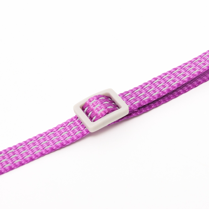 Ошейник кошачий светоотражающий, 19-32 х 1 см, фиолетовый Ошейник кошачий светоотражающий, 19-32 х 1 см, фиолетовый