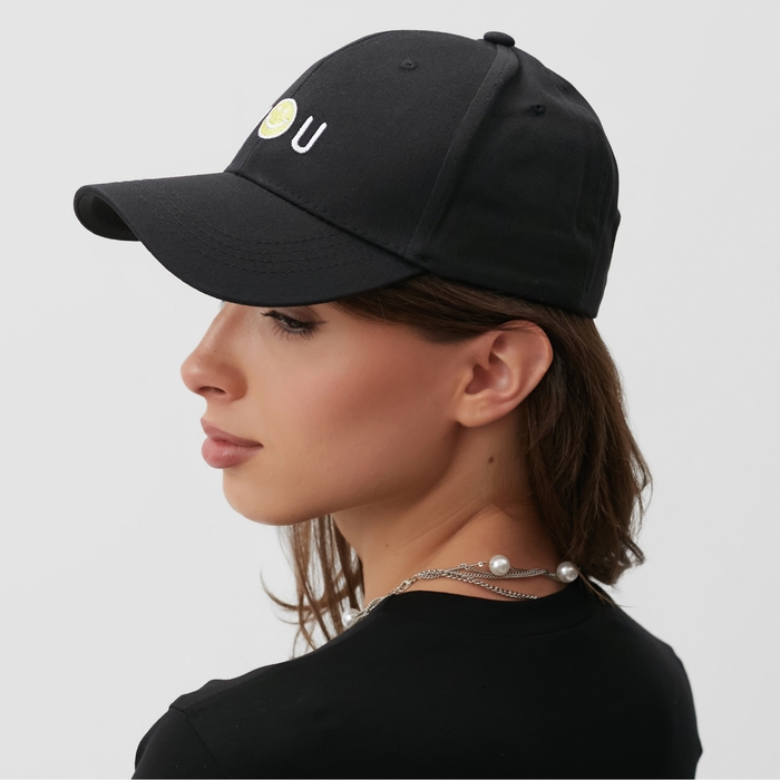 Кепка MINAKU "YOU" цвет чёрный, размер 56-58